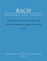 Chromatic Fantasy and Fugue in D Minor, BWV903 piano sheet music cover